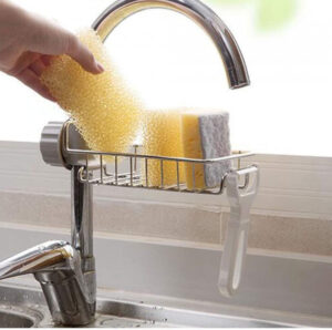 360° Faucet Hanging Sponge Holder Basket | Kitchen Sink Organizer Rack