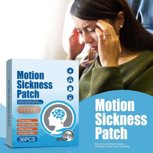 Motion Sickness Patch for Travel (36 Pcs)